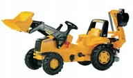 Jeździki dla dzieci - Koparka Cat Z Ładowaczem Czołowym I Tylna Łyżka Rolly Toys - miniaturka - grafika 1