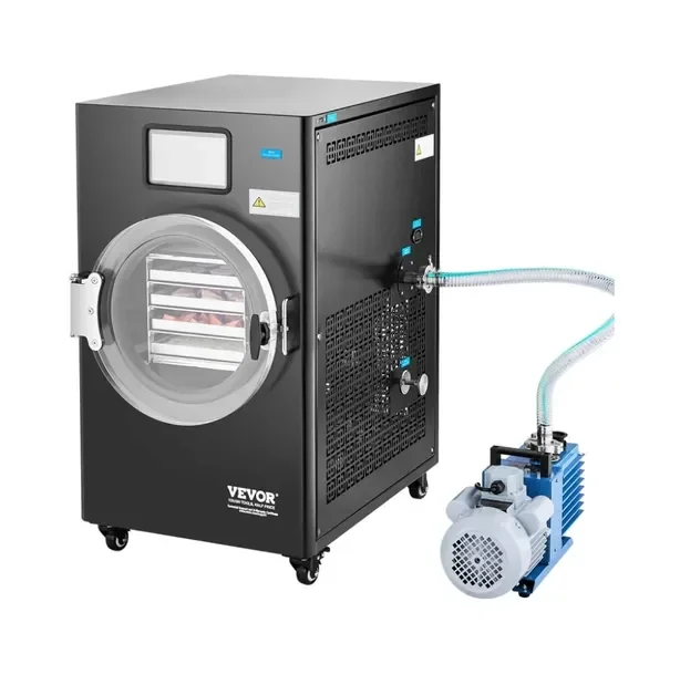 LIOFILIZATOR DO ŻYWNOŚCI 4-6 kg 1550 W Suszarka Próżniowa 4 Tace do Owoców