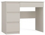 Biurka dla dzieci - Minimalistyczne biurko z szufladami kaszmir R3-P28 - miniaturka - grafika 1