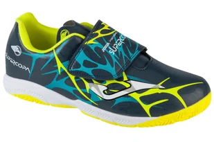 Joma Super Copa Jr 2503 INV SCJS2503INV, dla chłopca, buty halowe - halówki, Granatowy - Piłka nożna - miniaturka - grafika 1