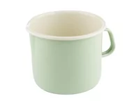 Kubki - Fl1 KUBEK EMALIOWANY GŁADKI FORTE JASNY ZIELONY 12CM 1L WYLEWKA 000-KUB-4C/12JZ - miniaturka - grafika 1