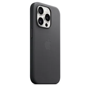 Apple Etui z tkaniny FineWoven do iPhone 15 Pro z MagSafe – Czarne - Etui i futerały do telefonów - miniaturka - grafika 6