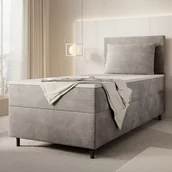 Łóżka - Łóżko tapicerowane MONTIGO | 80x200 | kolor do wyboru - miniaturka - grafika 1