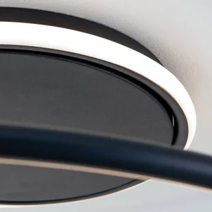 Lampa sufitowa LED Claire, czarna, ściemniana - Lampy sufitowe - miniaturka - grafika 5