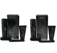 Zestawy kosmetyków damskich - Wella, SP Men Gradual Tone Brown + Black, pianka pigmentująca 60ml + szampon 30ml + szczotka x2 - miniaturka - grafika 1