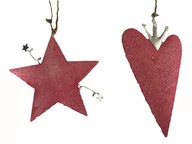 Bombki - Zawieszka na choinkę nietłukąca 17 cm różowa - miniaturka - grafika 1