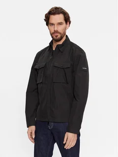Calvin Klein Kurtka przejściowa Recycled Light Shirt Jacket K10K107136 Czarny Regular Fit - Kurtki męskie - miniaturka - grafika 1