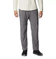 Spodenki męskie - Columbia Męskie spodnie trekkingowe Silver Ridge Utility Cabrio, szary (City Grey), W40/L32, Szary miejski, 40W / 32L - miniaturka - grafika 1