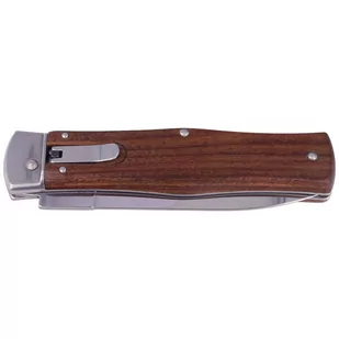 Mikov - Nóż sprężynowy Predator Palisander Wood - Brązowy - 241-ND-1/N CLIP - Noże - miniaturka - grafika 2