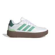 Półbuty damskie - Damskie Sneakersy ADIDAS COURTBLOCK BOLD JR0734 – Biały - miniaturka - grafika 1