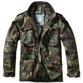 Odzież trekkingowa męska - Kurtka myśliwska męska Brandit M65 Classic Woodland - miniaturka - grafika 1
