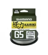 Żyłki wędkarskie - Plecionki Shimano Kairiki G5 Steel Gray 150m 0,15 mm - miniaturka - grafika 1