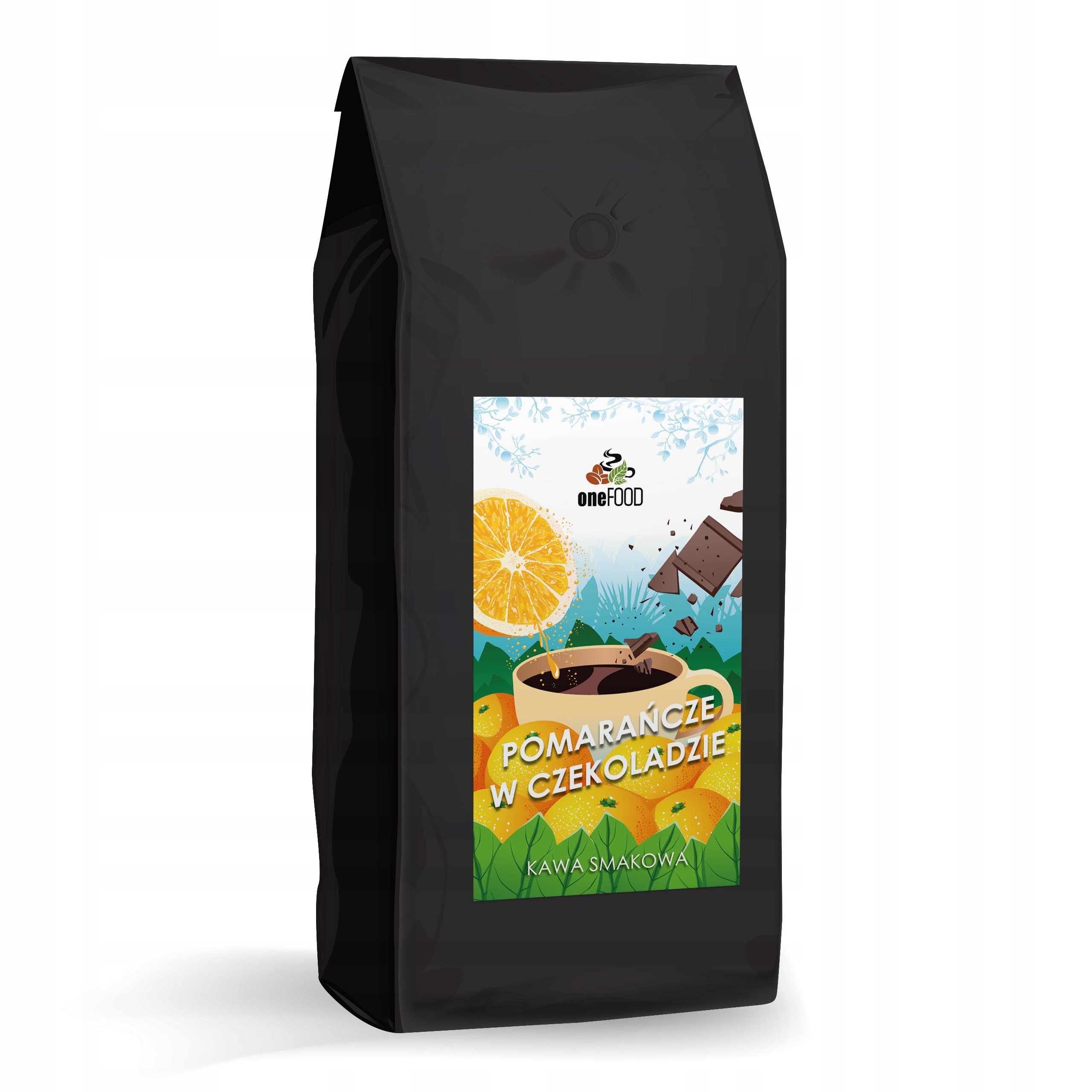Kawa Smakowa Pomarańcza W Czekoladzie 1 kg ziarnista