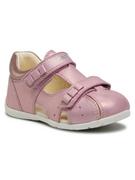 Buty dla dziewczynek - Geox Sandały B Kaytan G. B B1551B DY2BC C8010 Różowy - miniaturka - grafika 1