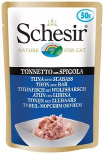 Schesir Cat Thunfisch Mit Wolfsbarsch, 50 G - Mokra karma dla kotów - miniaturka - grafika 1