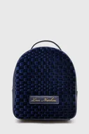 Plecaki - Love Moschino plecak damski kolor granatowy mały gładki JC4133PP1LLK100A - miniaturka - grafika 1