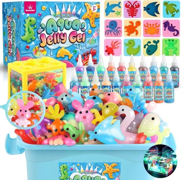 Zestaw Dzieci Edukacyjny Naukowy DIY Żelowe Magiczne Figurki Wodne Kolory