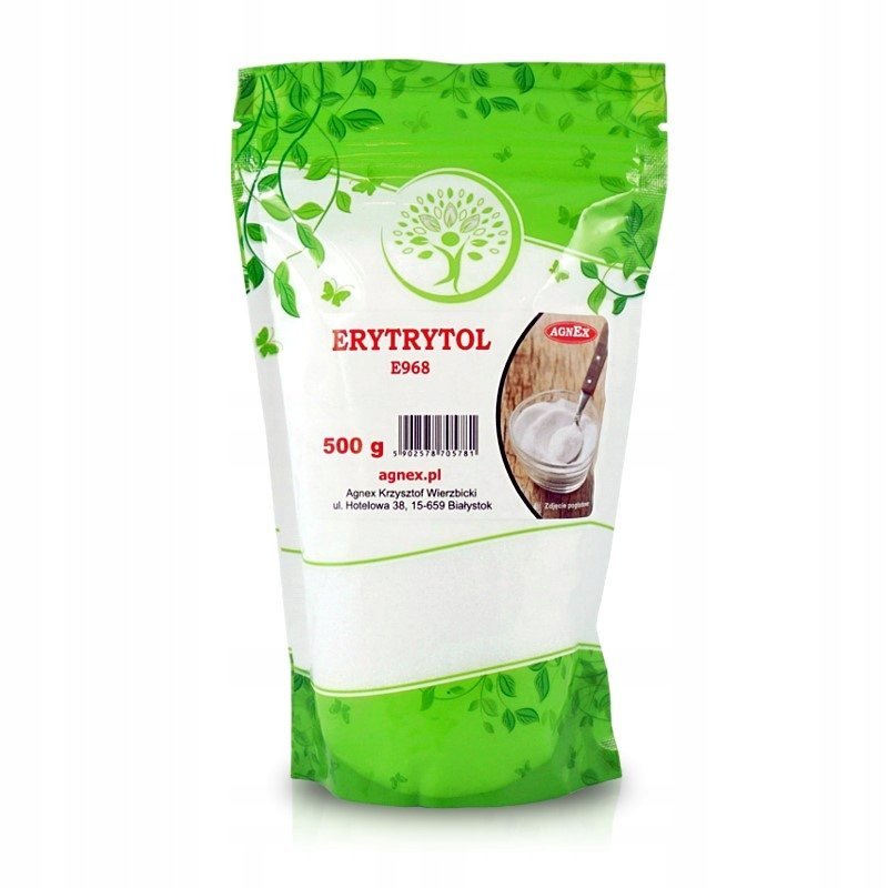 Erytrol 500g 0,5kg Erytrytol naturalny słodzik