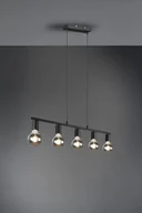Lampy sufitowe - RL VANNES Czarny mat 5xE27 Lampa wisząca RL R30185032 R30185032 - miniaturka - grafika 1