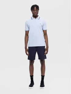 Selected Homme Polo 16087840 Błękitny Regular Fit - Koszulki męskie - miniaturka - grafika 1