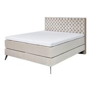 Łóżka - Beżowe łóżko boxspring 180x200 cm La Maison – Meise Möbel - miniaturka - grafika 1