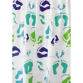 Zasłony prysznicowe - Zasłonka Peva Fun Feet multi - miniaturka - grafika 1