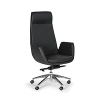 Fotele i krzesła biurowe - B2B Partner Krzesło biorowe STANLEY, czarne 447004 - miniaturka - grafika 1