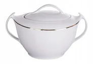 Inne naczynia kuchenne - Chodzież Akcent waza 3l do zupy złota 3603 porcelanowa - miniaturka - grafika 1