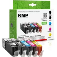 Tusze zamienniki - Zestaw tuszy KMP do Canon PGI-570 XL / CLI-571 XL Czarny 22 ml, Czarny Foto 11 ml, Błękitny 11 ml, Purpurowy 11 ml, Żółty 11 ml 1569,0050 - miniaturka - grafika 1