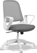 Fotele i krzesła biurowe - Krzesło biurowe SENSE7 Sopty Biało-szare - miniaturka - grafika 1