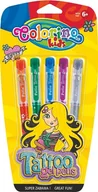 Przybory szkolne - Colorino długopis żelowy, Tattoo, 5 kolorów - miniaturka - grafika 1