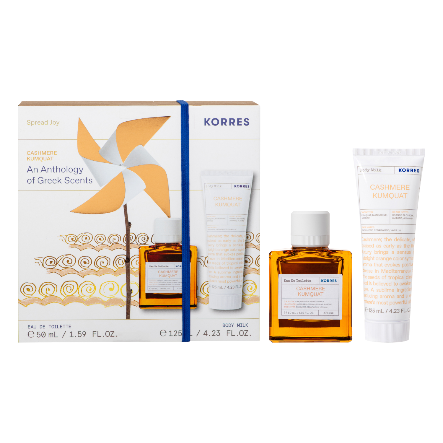 Korres Cashmere Kumquat EDT/S 50ml + Mleczko do ciała 125ml