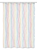 Zasłony prysznicowe - Kleine Wolke Jolie Tekstylna Zasłona prysznicowa Multicolor 120x200 cm - miniaturka - grafika 1