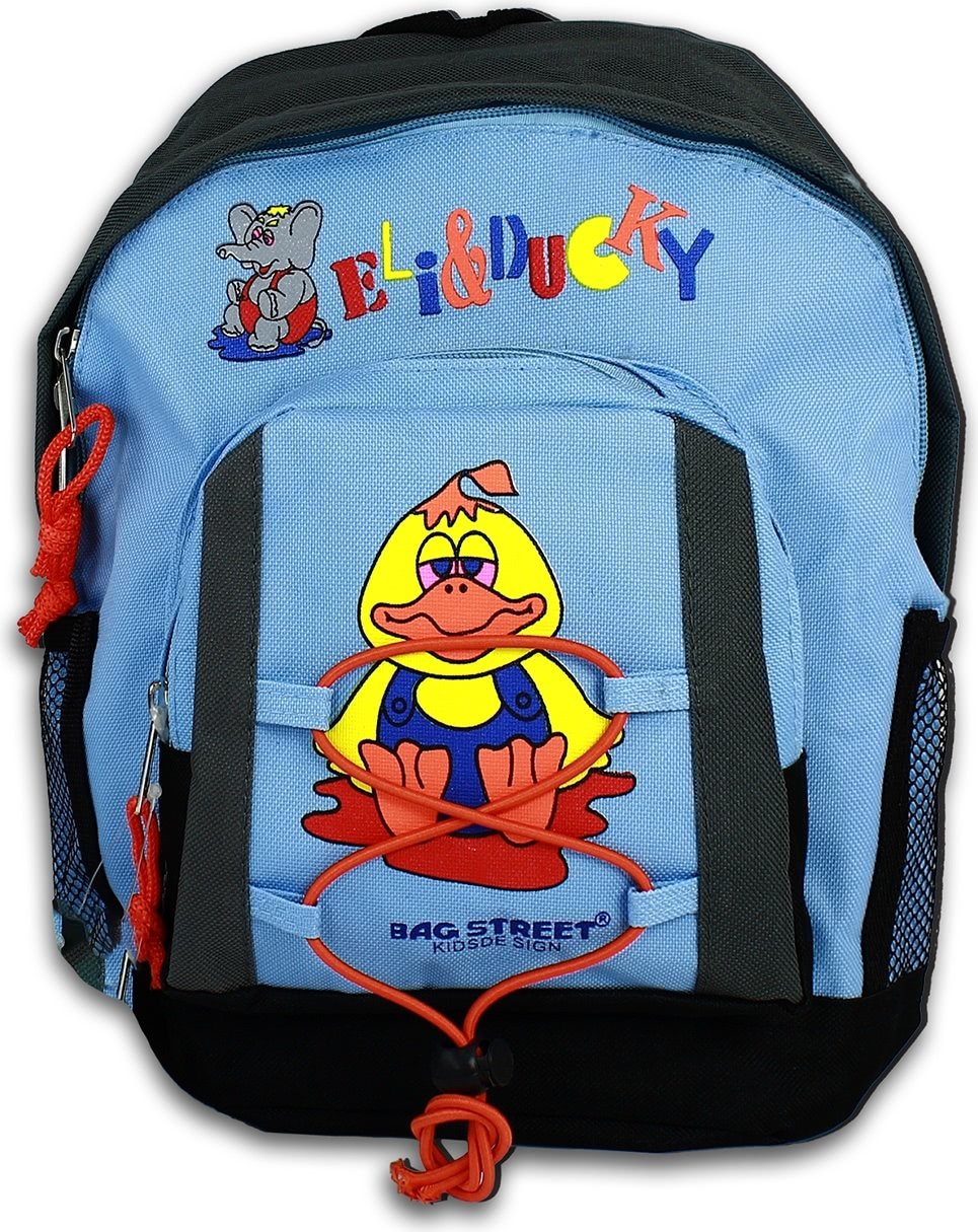 Torba Street syntetyczny plecak sportowy dla dzieci jasnoniebieski 20x15x18 OTJ609B