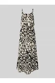 Sukienki - Długa sukienka taliowana ze wzorem na całej powierzchni model WINNER - Only - miniaturka - grafika 1