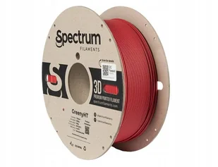 Spectrum 3D filament, GreenyHT, 1,75mm, 1000g, 80702, strawberry red - Filamenty i akcesoria do drukarek 3D - miniaturka - grafika 1