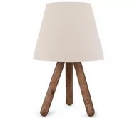 Lampy stojące - Lampa stołowa AYD 1xE27/60W/230V beżowa/brązowa - miniaturka - grafika 1