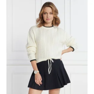 Pepe Jeans London Sweter Knits | Regular Fit | z dodatkiem wełny - Swetry damskie - miniaturka - grafika 1