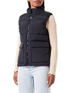 Kamizelki damskie - Champion Legacy Odkryty W-Crickle Nylon S-l High-Neck Kamizelka Kobiety, Czarny, L - miniaturka - grafika 1