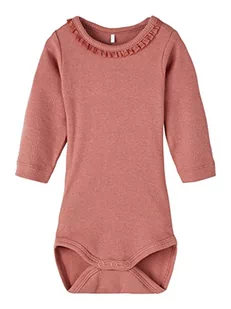 Bestseller A/s NBFNUSSA LS Body, Light Mahogany, 50 cm - Śpiochy dla niemowląt - miniaturka - grafika 1