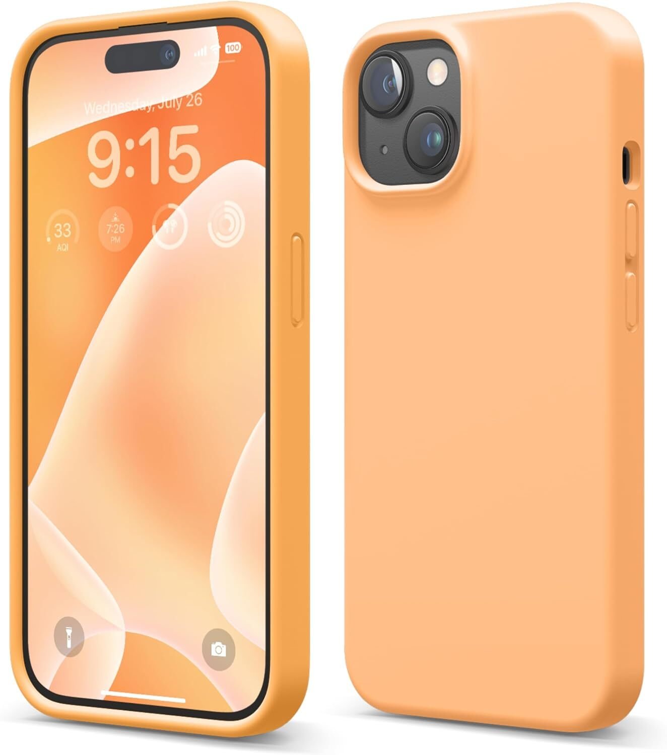 Elago Silicon Case do iPhone 15 Orange