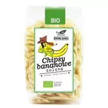 Bio Planet seria BIOKĄSKI (przekąski) CHIPSY BANANOWE SOLONE BIO 150 g - BP-5902488069003 - Chipsy - miniaturka - grafika 1