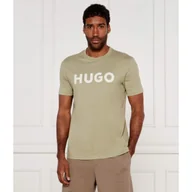 Koszulki męskie - HUGO T-shirt Dulivio Regular Fit - miniaturka - grafika 1