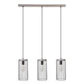 Lampy sufitowe - Britop LAMPA wisząca TIMEO 195109357 druciana OPRAWA industrialny ZWIS metalowy drewno czarny - miniaturka - grafika 1