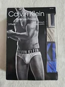 Majtki męskie - CALVIN KLEIN Majtki wielokolorowe slipy 2 pack M - miniaturka - grafika 1