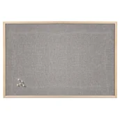 Tablice i flipcharty - Tablica informacyjna, 60 x 80 cm, lniana, ZELLER - miniaturka - grafika 1