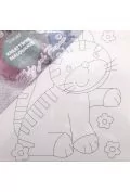 Zabawki kreatywne - Obrazy do malowania Kotek 25cmx25cm - miniaturka - grafika 1