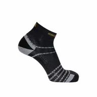 Skarpetki i podkolanówki sportowe - Skarpety Salomon NSO Mid Run Black / Gold - miniaturka - grafika 1