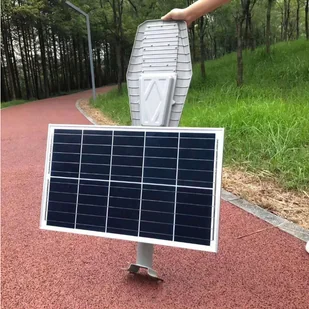 LAMPA SOLARNA ULICZNA LED 480W PANEL 50W CZUJNIK VOLT POLSKA - Lampy ogrodowe - miniaturka - grafika 7