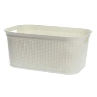 Kosze na bieliznę - Kosz na pranie 27 l WILLOW biały - miniaturka - grafika 1